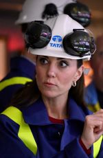 KATE MIDDLETON at Tata Steel in Port Talbot 02/04/2020