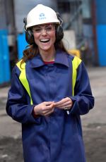 KATE MIDDLETON at Tata Steel in Port Talbot 02/04/2020