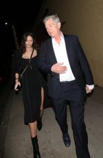 KATHARINE MCPHEE and David Foster Leaves a Pre-oscar Dinner in Beverly Hills 02/07/2020