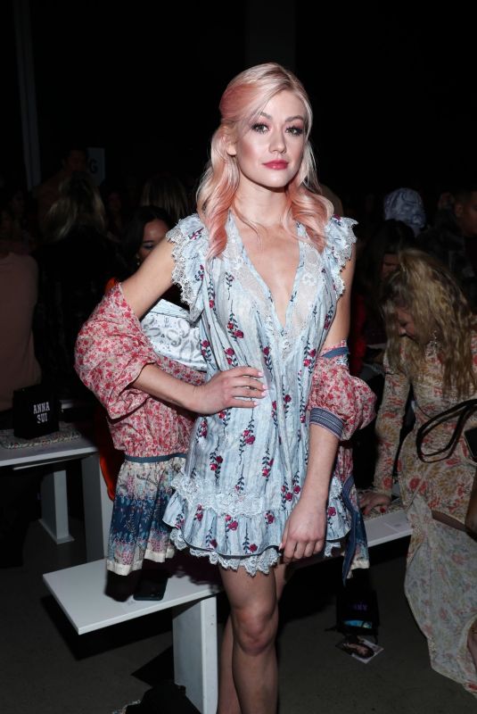 KATHERINE MCNAMARA at Anna Sui Fashion Show in New York 02/10/2020