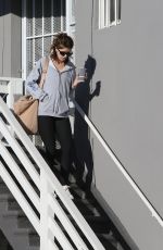 KATHERINE SCHWARZENEGGER Leaves a Gym in Brentwood 02/26/2020