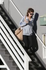 KATHERINE SCHWARZENEGGER Leaves a Gym in Brentwood 02/26/2020