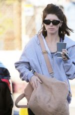 KATHERINE SCHWARZENEGGER Leaves a Gym in Brentwood 02/26/2020