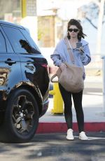 KATHERINE SCHWARZENEGGER Leaves a Gym in Brentwood 02/26/2020