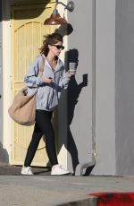 KATHERINE SCHWARZENEGGER Leaves a Gym in Brentwood 02/26/2020