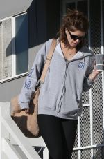 KATHERINE SCHWARZENEGGER Leaves a Gym in Brentwood 02/26/2020