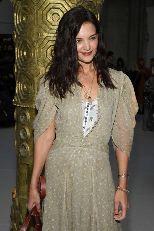 KATIE HOLMES at Chloe Fashion Show in Paris 02/27/2020