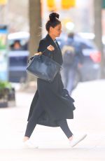 KATIE HOLMES Heading Back to Her Home in New York 02/20/2020