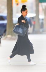 KATIE HOLMES Heading Back to Her Home in New York 02/20/2020