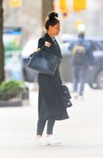 KATIE HOLMES Heading Back to Her Home in New York 02/20/2020