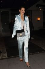 KATIE HOLMES Leaves Zadig & Voltaire Fashion Show in New York 02/08/2020