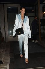 KATIE HOLMES Leaves Zadig & Voltaire Fashion Show in New York 02/08/2020
