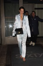 KATIE HOLMES Leaves Zadig & Voltaire Fashion Show in New York 02/08/2020