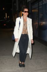 KATIE HOLMES Night Out in New York 02/19/2020