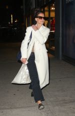 KATIE HOLMES Night Out in New York 02/19/2020