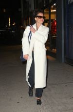 KATIE HOLMES Night Out in New York 02/19/2020