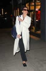 KATIE HOLMES Night Out in New York 02/19/2020