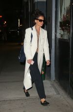 KATIE HOLMES Night Out in New York 02/19/2020