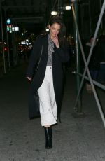 KATIE HOLMES Out and About in New York 02/03/2020