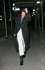 KATIE HOLMES Out and About in New York 02/03/2020