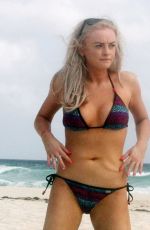 KATIE MCGLYNN in Bikini on the Beach in Mexico 01/19/2020