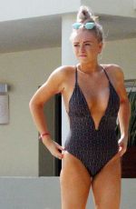 KATIE MCGLYNN in Swimsuit at a Pool in Mexico 01/22/2020