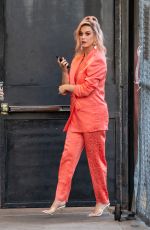 KATY PERRY Arrives at Jimmy Kimmel Live in Los Angeles 02/12/2020