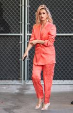 KATY PERRY Arrives at Jimmy Kimmel Live in Los Angeles 02/12/2020
