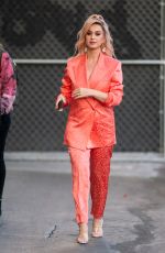 KATY PERRY Arrives at Jimmy Kimmel Live in Los Angeles 02/12/2020