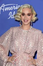 KATY PERRY at New American Idol Season Event in Hollywood 02/12/2020