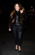 KELLY BROOK Leaves Global Radio in London 02/12/2020