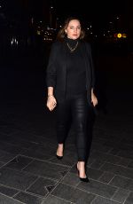 KELLY BROOK Leaves Global Radio in London 02/27/2020