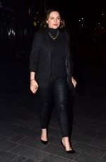 KELLY BROOK Leaves Global Radio in London 02/27/2020