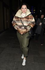 KELLY BROOK Leaves Global Radio Studios in London 02/24/2020