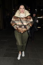 KELLY BROOK Leaves Global Radio Studios in London 02/24/2020