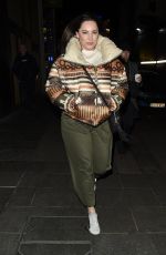 KELLY BROOK Leaves Global Radio Studios in London 02/24/2020