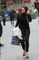 KELLY BROOK Leaves Heart Radio in London 02/21/2020