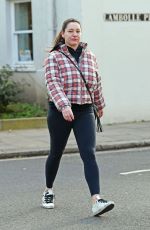 KELLY BROOK Out and About in London 02/12/2020