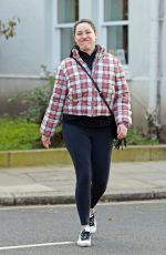 KELLY BROOK Out and About in London 02/12/2020
