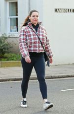 KELLY BROOK Out and About in London 02/12/2020
