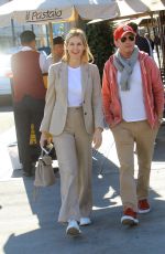 KELLY RUTHERFORD at Il Pastaio in Los Angeles 02/06/2020