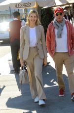 KELLY RUTHERFORD at Il Pastaio in Los Angeles 02/06/2020