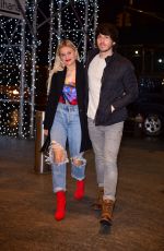 KELSEA BALLERINI and Morgan Evans at Nobu 57 in New York 02/10/2020