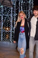 KELSEA BALLERINI and Morgan Evans at Nobu 57 in New York 02/10/2020