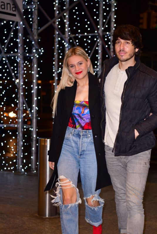 KELSEA BALLERINI and Morgan Evans at Nobu 57 in New York 02/10/2020