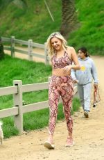 KELSEA BALLERINI Hiking at Runyon Canyon in Los Angeles 02/05/2020
