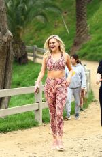 KELSEA BALLERINI Hiking at Runyon Canyon in Los Angeles 02/05/2020
