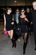 KENDALL JENNER and BELLA and GIGI HADID Night Out in Milan 02/21/2020
