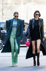 KENDALL JENNER and GIGI HADID Out in Milan 02/21/2020