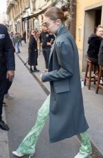 KENDALL JENNER and GIGI HADID Out in Milan 02/21/2020